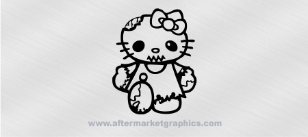 Hello Kitty Zombie Decal 02